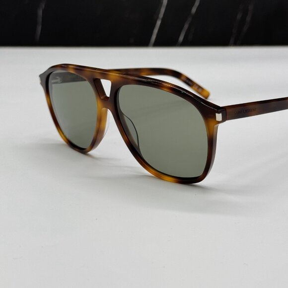 NEW SL596 DUNE 002 SAINT LAURENT HAVANA WOMEN SUNGLASSES - Picture 4 of 12